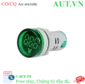 Ảnh của Đèn báo xanh có hiển thị điện áp 20V-500V, 22mm