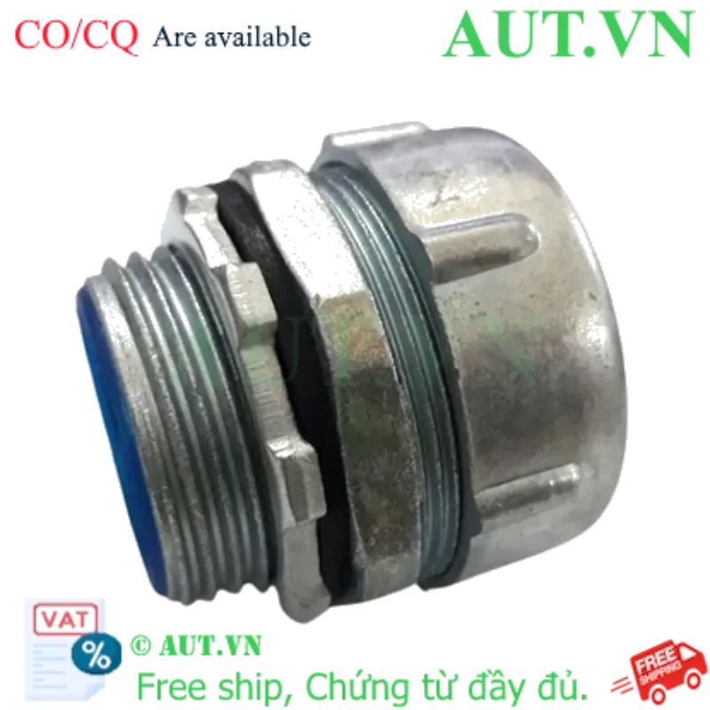 Ảnh của Đầu nối ống ruột gà ren ngoài 16mm