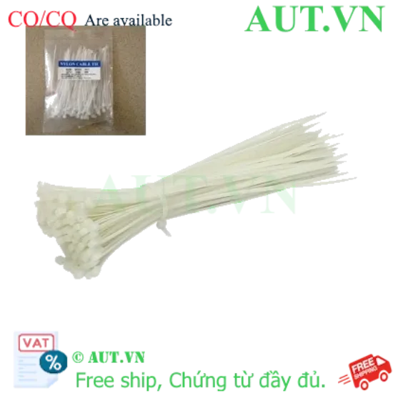 Ảnh của Dây rút nhựa 300x5mm (100 sợi/1 bịch)