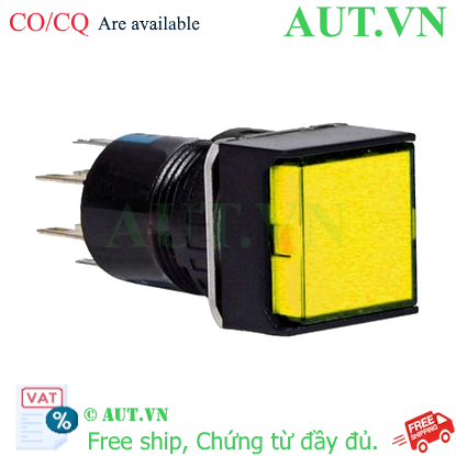 Ảnh của Nút nhấn nhả AL6H-MY 220V 16mm (màu vàng)