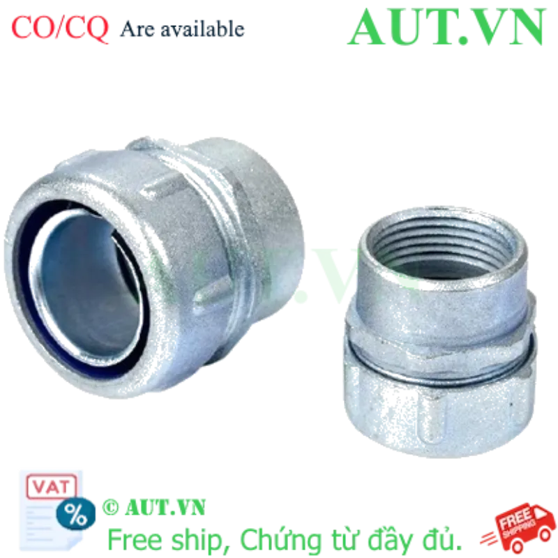 Ảnh của Đầu nối ống ruột gà ren trong 75mm