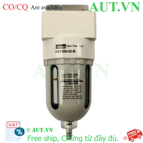 Ảnh của Bộ Lọc Khí Xả Tay Parker Size 1/4 PAF200-02-B