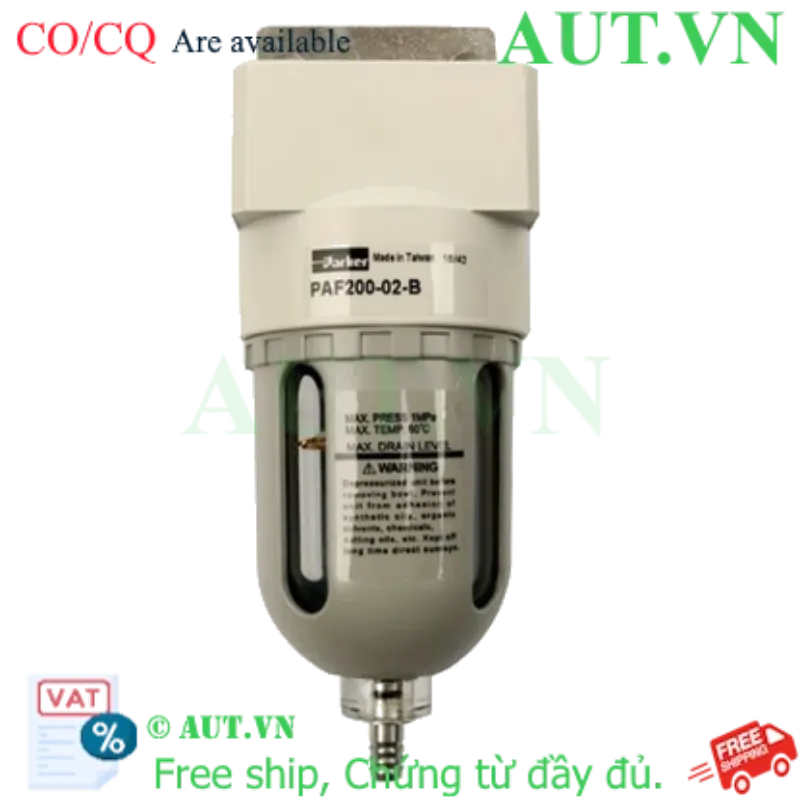 Ảnh của Bộ Lọc Khí Xả Tay Parker Size 1/4 PAF200-02-B