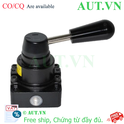 Ảnh của Van tác động tay Parker HV-4200-8 4 cổng và 3 vị trí, Ren 1/4″ ( 13mm )