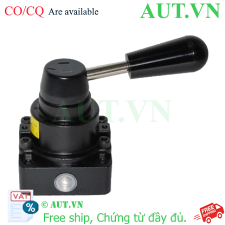 Ảnh của Van tác động tay Parker HV-4200-8 4 cổng và 3 vị trí, Ren 1/4″ ( 13mm )