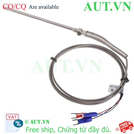 Ảnh của Cảm Biến Nhiệt Độ PT100 - Dây Dò Nhiệt SM-N-PT-06-0.2 (Dài 1m, Đầu dò 20cm)