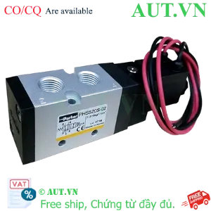 Ảnh của Van điện từ Parker PHS-520S-02-220V 5 cửa 2 vị trí, 1 Coil, Ren 13