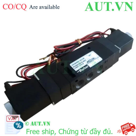 Ảnh của Van điện từ Parker PHS-520D-02-220V 5 cửa 2 vị trí, 2 Coil, Ren 13