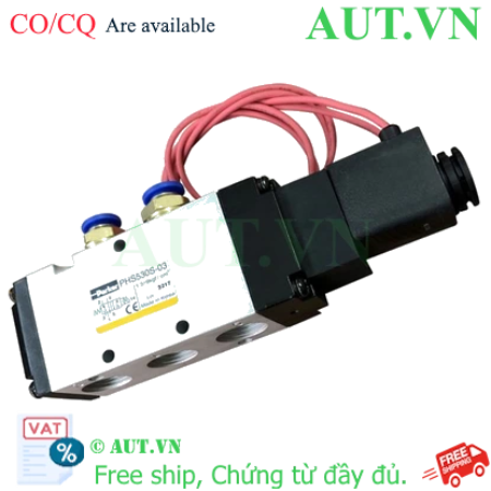 Ảnh của Van điện từ Parker PHS-530S-03-220V 5 cửa 2 vị trí, 1 Coil, Ren 17