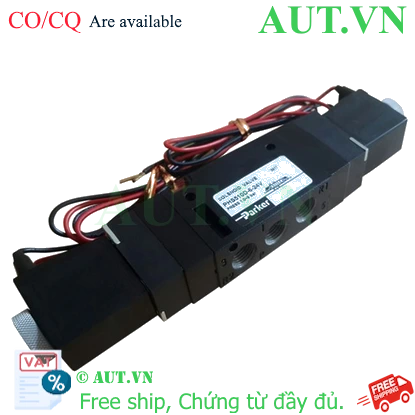 Ảnh của Van điện từ Parker PHS-510D-6-24V 5 cửa 2 vị trí, 2 Coil, Ren 9.6