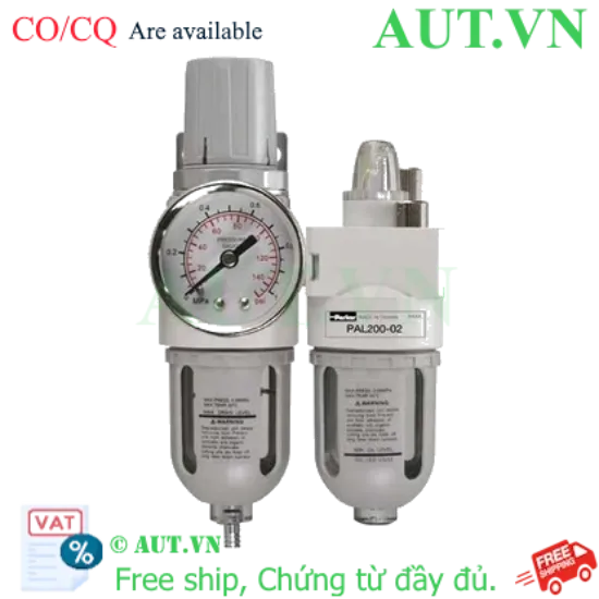 Ảnh của Bộ Lọc Khí – Chỉnh Áp – Cấp Dầu Xả Tay Parker Size 1/4 PCA200-02-B