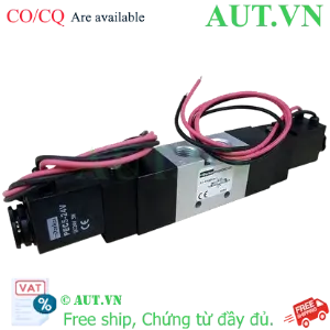Ảnh của Van điện từ Parker PHS-520C-02-220V 5 cửa 3 vị trí, 2 Coil, Ren 13