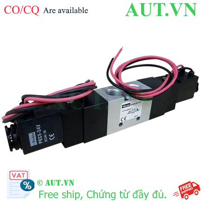 Ảnh của Van điện từ Parker PHS-520C-02-220V 5 cửa 3 vị trí, 2 Coil, Ren 13