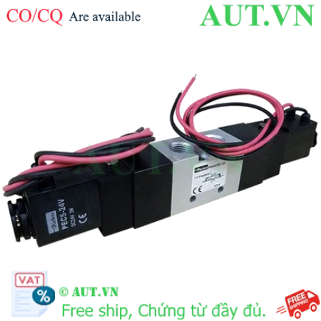 Ảnh của Van điện từ Parker PHS-520C-02-220V 5 cửa 3 vị trí, 2 Coil, Ren 13