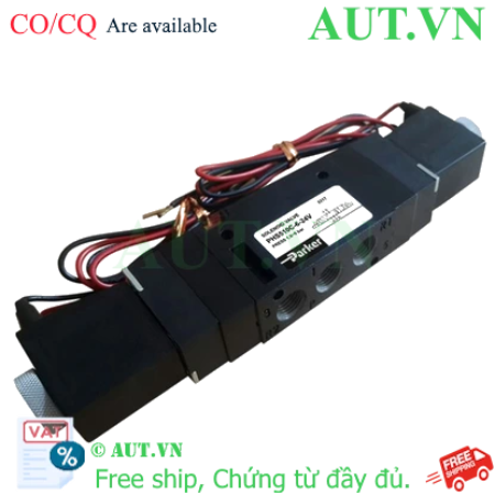 Ảnh của Van điện từ Parker PHS-510C-6-24V 5 cửa 3 vị trí, 2 Coil, Ren 9.6