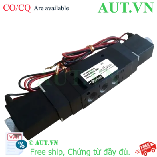 Ảnh của Van điện từ Parker PHS-510C-6-24V 5 cửa 3 vị trí, 2 Coil, Ren 9.6