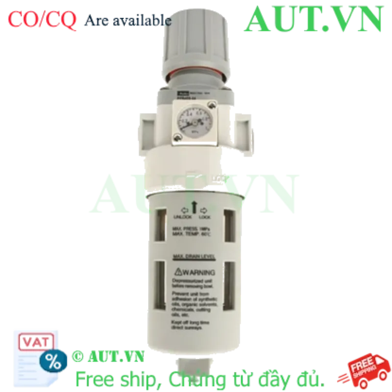 Ảnh của Bộ Lọc Khí – Chỉnh Áp Xả Tay Parker Size 1/2 PFR403-04