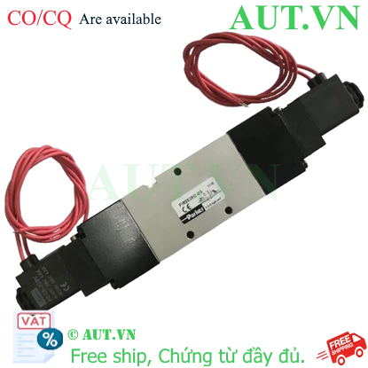 Ảnh của Van điện từ Parker PHS-530C-03-220V 5 cửa 3 vị trí, 2 Coil, Ren 17