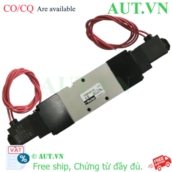 Ảnh của Van điện từ Parker PHS-530C-03-220V 5 cửa 3 vị trí, 2 Coil, Ren 17