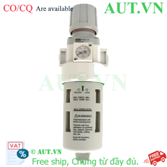 Ảnh của Bộ Lọc Khí – Chỉnh Áp Xả Tự Động Parker Size 1/2 PFR403-04-D