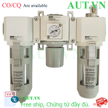 Ảnh của Bộ Lọc Khí – Chỉnh Áp – Cấp Dầu Xả Tay Parker Size 3/8 PCB302-03