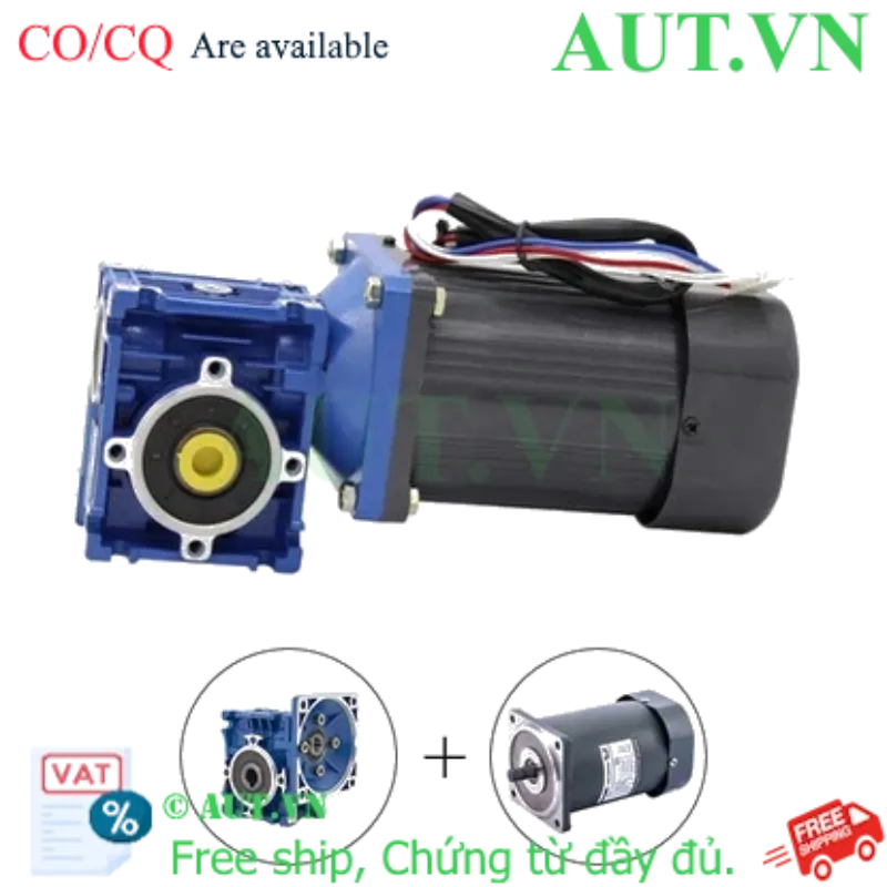 Ảnh của Động cơ điện + Hộp số NRMV-030 120W 3 Pha