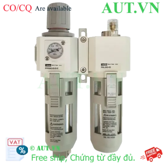 Ảnh của Bộ Lọc Khí – Chỉnh Áp – Cấp Dầu Xả Tự Động Parker Size 1/2 PCA403-04-D