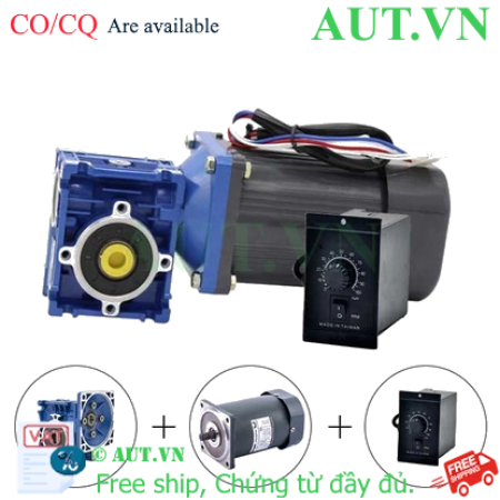 Ảnh của Động cơ điện + Hộp số NRMV-030 90W 1 Pha 220V (Có chỉnh tốc độ)