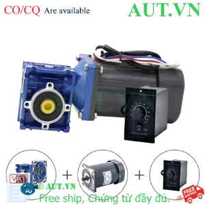 Ảnh của Động cơ điện + Hộp số NRMV-040 160W 1 Pha 220V (Có chỉnh tốc độ)
