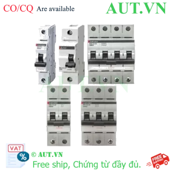 Ảnh của Aptomat MCB Mitsubishi BHW-T10 1P 6A - Dòng Cắt 10kA, Đặc Tuyến C, Chuẩn Nhật Bản