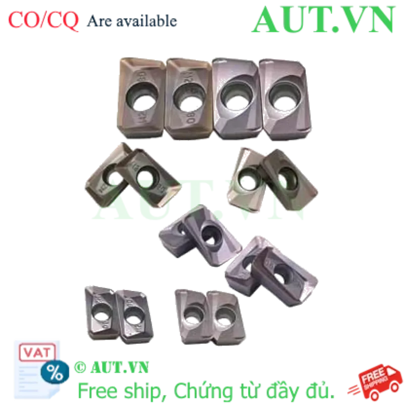 Ảnh của Chip Tiện Mitsubishi APMT1604PDER-M2 VP15TF - Lớp Phủ VP15TF Siêu Bền, 4 Cạnh Cắt, Bán Kính 0.8mm