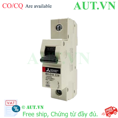 Ảnh của MCB Mitsubishi BH-D10 1P 16A 10kA C N