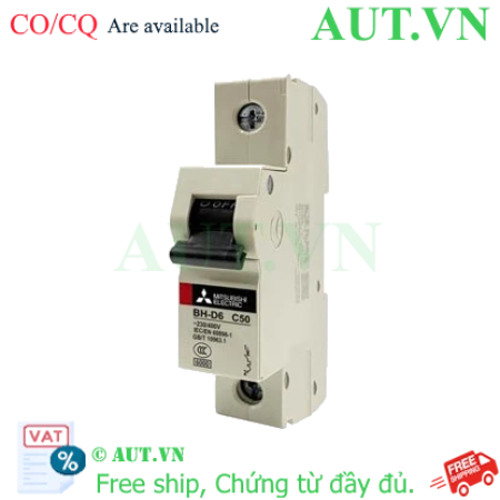 Ảnh của MCB Mitsubishi BH-D6 1P 50A 6kA C N