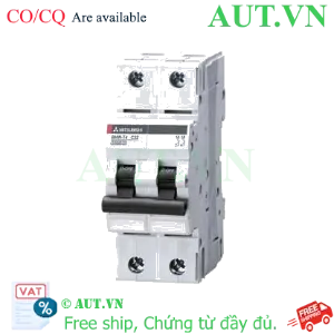 Ảnh của Aptomat MCB Mitsubishi BHW-T4 2P C32 - 2 Cực, 32A, 4.5kA, Bảo Vệ Quá Tải Chính Hãng AUT VN