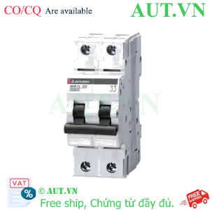 Ảnh của Aptomat MCB Mitsubishi BHW-T4 2P C25 - 2 Pha 25A, 4.5kA, Đặc Tuyến C