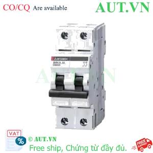 Ảnh của MCB Mitsubishi BHW-T4 2P C6 - Aptomat 6A 2 Cực, 4.5kA, Đặc Tuyến C | AUT VN