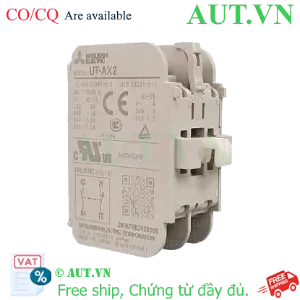 Ảnh của Tiếp điểm phụ Mitsubishi UT-AX2 1A1B (1NO+1NC) - Lắp mặt trước, Chính hãng AUT VN