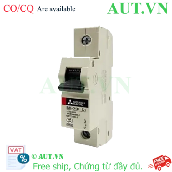 Ảnh của MCB Mitsubishi BH-D10 1P 1A 10kA C N