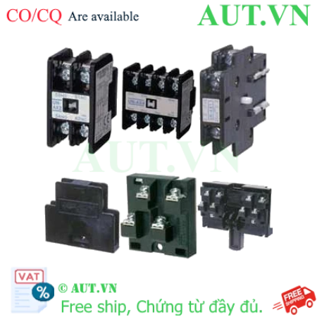 Ảnh của Khối tiếp điểm phụ Mitsubishi UN-AX4 2A2B - 2NO+2NC Chính Hãng