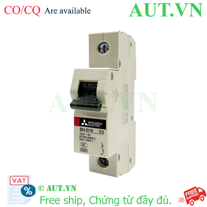 Ảnh của MCB Mitsubishi BH-D10 1P 2A 10kA C DC