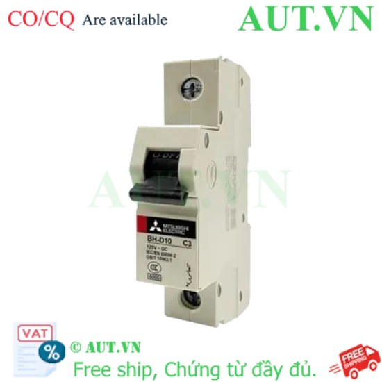 Ảnh của MCB Mitsubishi BH-D10 1P 3A 10kA C DC