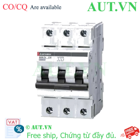 Ảnh của MCB Mitsubishi BHW-T4 3P C16 - Aptomat Cài 16A Chính Hãng