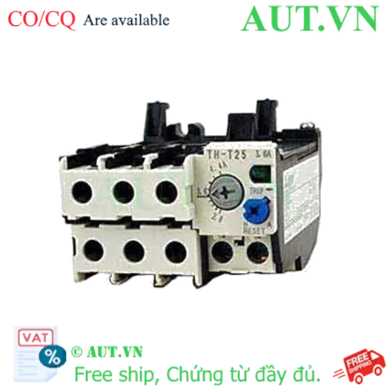 Ảnh của Rơ le nhiệt Mitsubishi TH-T25 3.6A (2.8-4.4A) - Bảo vệ động cơ, Chính hãng Nhật Bản