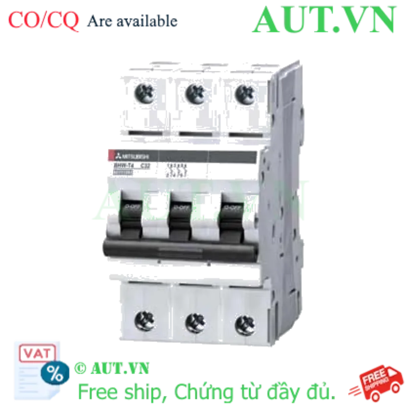 Ảnh của MCB Mitsubishi BHW-T4 3P C32 - Aptomat 3 pha 32A