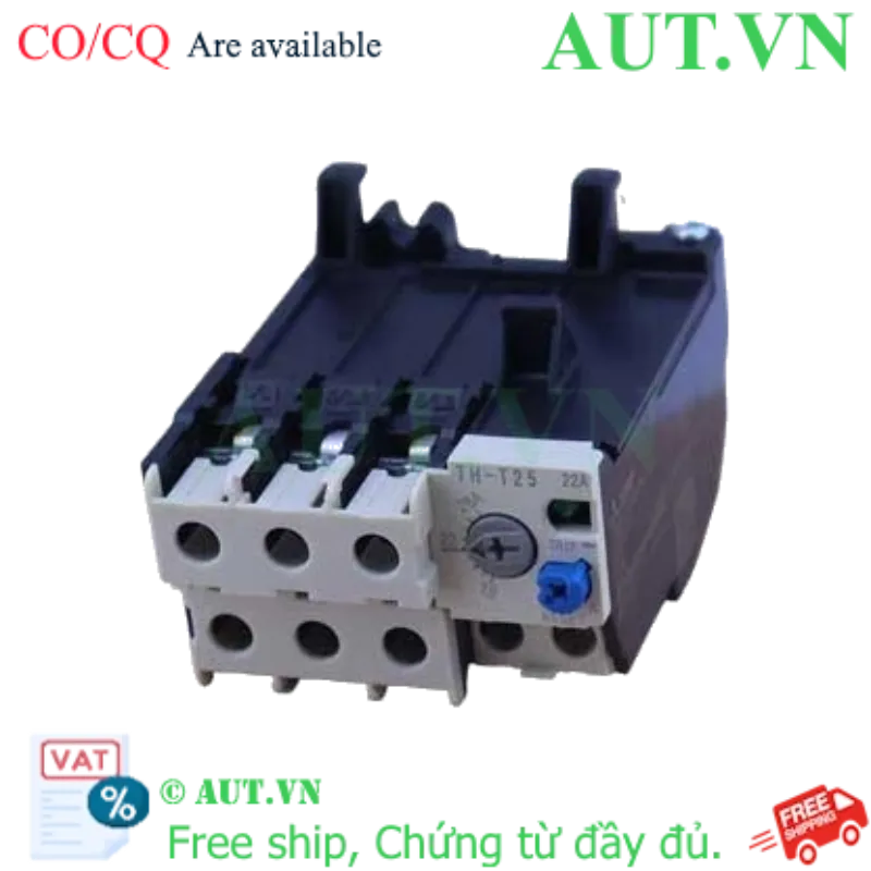 Ảnh của Rơ le nhiệt Mitsubishi TH-T25KP 22A - Bảo vệ quá tải động cơ, Độ nhạy cao, Chính hãng AUT VN