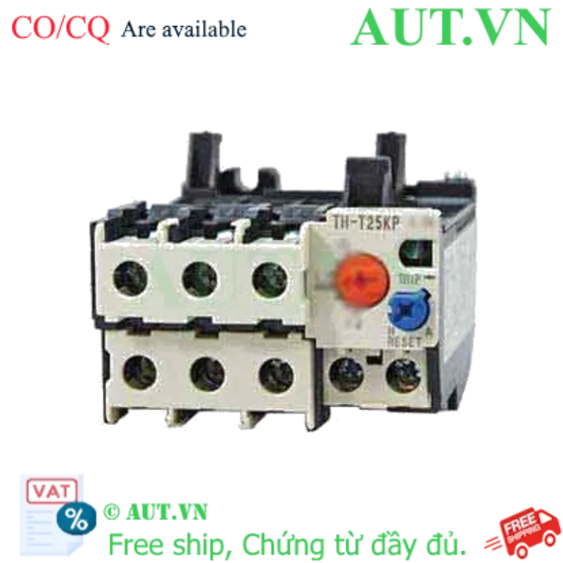 Ảnh của Rơ le nhiệt Mitsubishi TH-T25KP 11A (9-13A) - Bảo vệ quá tải, Chuẩn Nhật, Chính hãng AUT VN
