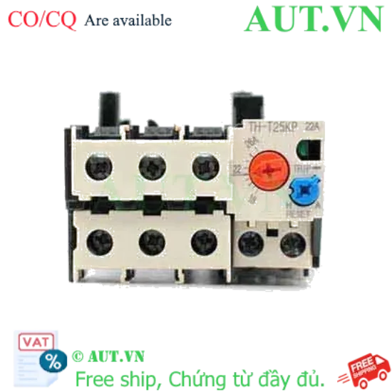Ảnh của Rơ le nhiệt Mitsubishi TH-T25KP 22A (18-26A) - Bảo Vệ Động Cơ Chống Quá Tải, Chính Hãng Nhật Bản | AUT VN