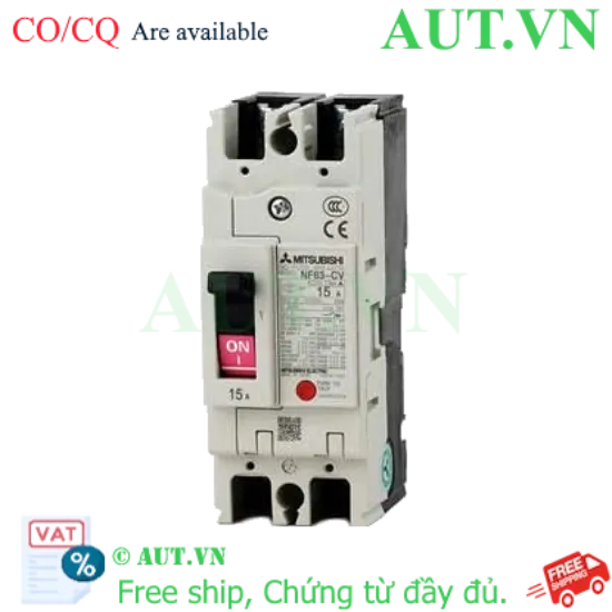 Ảnh của MCCB Mitsubishi NF63-CV 2P 15A 7.5KA