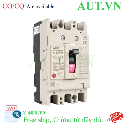 Ảnh của MCCB Mitsubishi NF63-CV 3P 15A 5KA