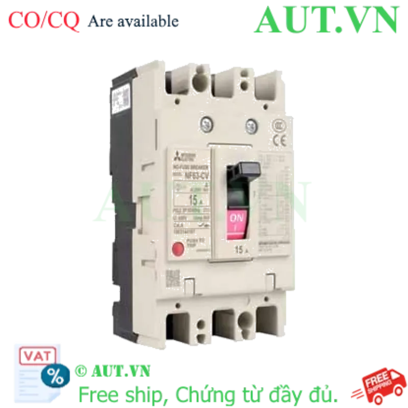 Ảnh của MCCB Mitsubishi NF63-CV 3P 15A 5KA